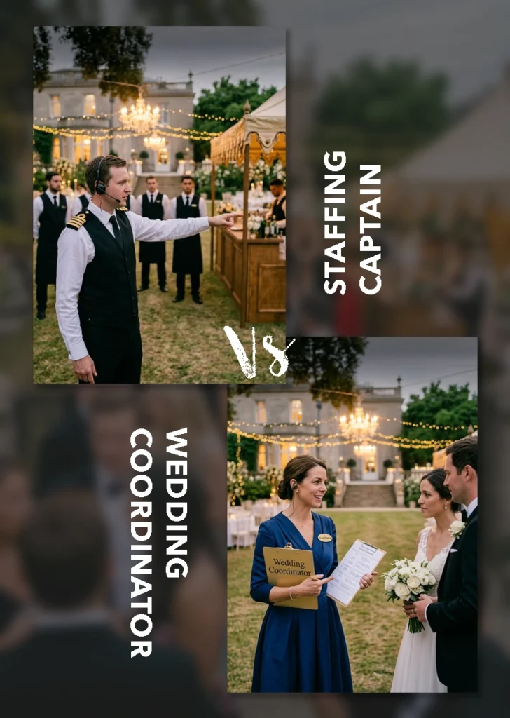 Staffing Captain vs. Wedding Coordinator